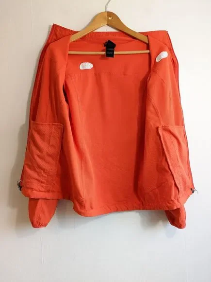 Ladies The North Face Orange Jacket Size Small S 8 10 Lightweight Bright *Faulty - Picture 4 of 16